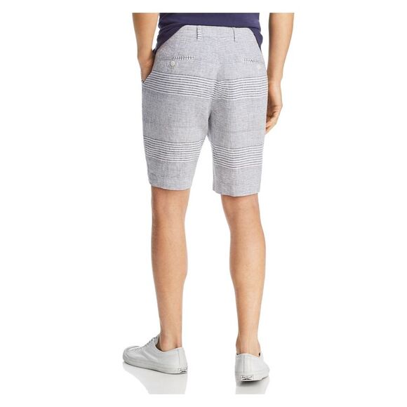 The Mens store Mens Gray Pinstripe Classic Fit Shorts 40 Waist - Picture 2 of 2